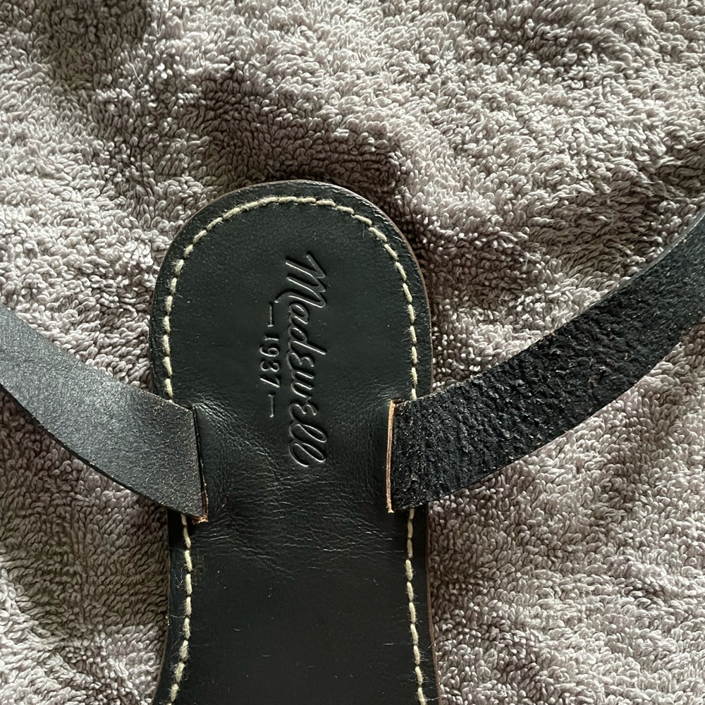 Madewell Black Leather Sandals - Picture 11 of 16